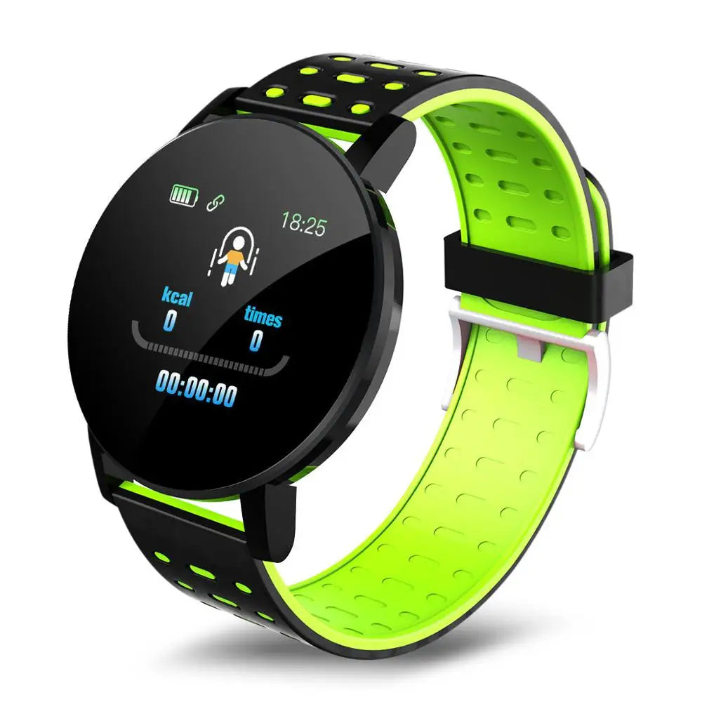 119S Smartwatch Bluetooth Smart Watch Men Blood Pressure Women Smart Band Clock Sports Fitness Tracker Watch For Android IOS