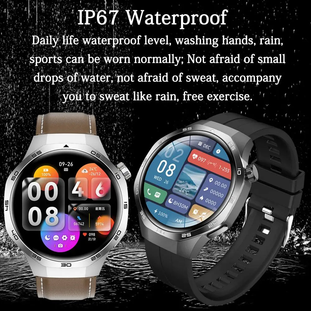 For HUAWEI Watch 5 PRO Upgrade Smart Watch Men GT5 Pro AMOLED HD