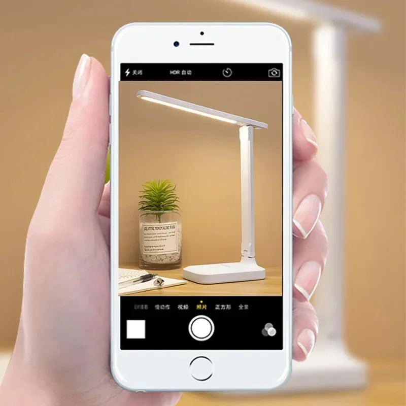 Folding Table Lamp Eye Protection Touch Dimmable LED