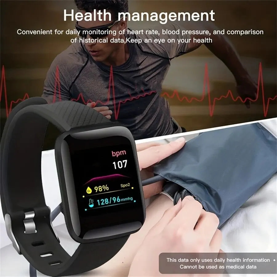 Multifunction Smart Watch For Men Women Kids Message Remind Music Control Sport Step Calories....