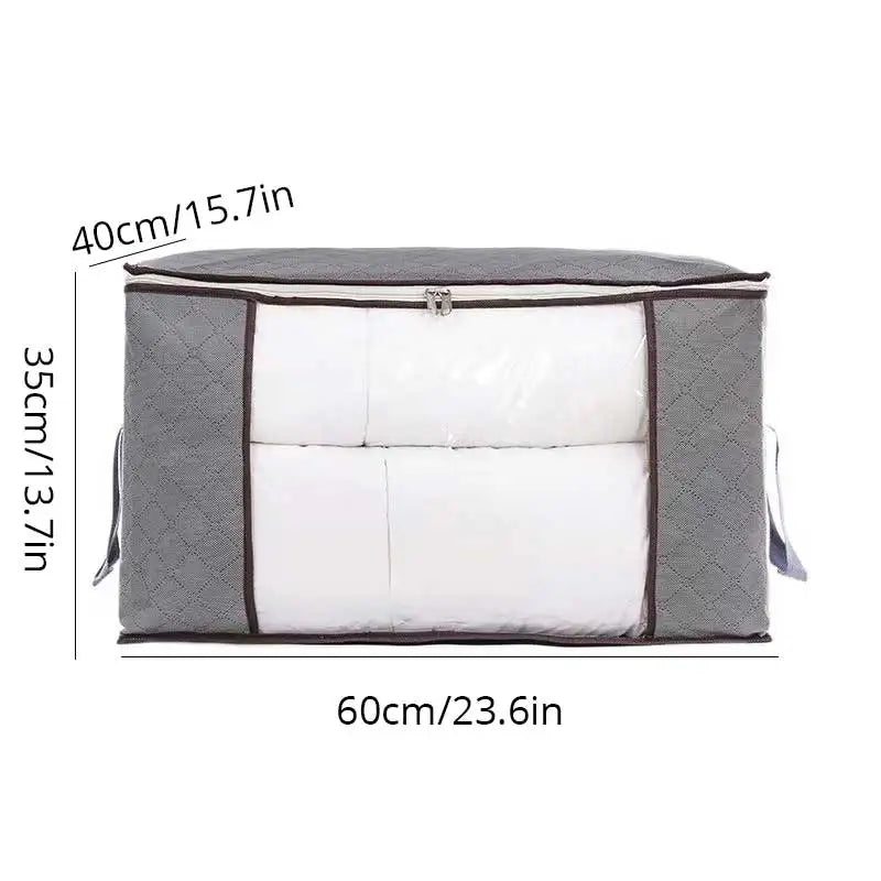 Non Woven Cotton Quilt Storage Bag Large Capacity Clothing Cotton