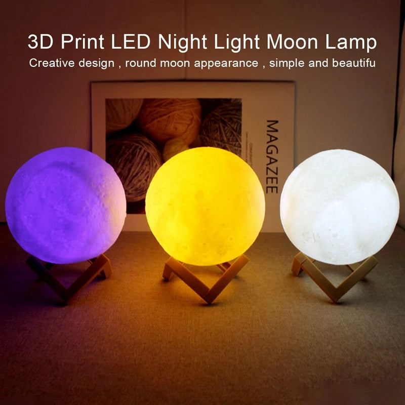 Book Light LED Moon Light Galaxy Light, Moon Night Light Decoration Indoor lighting