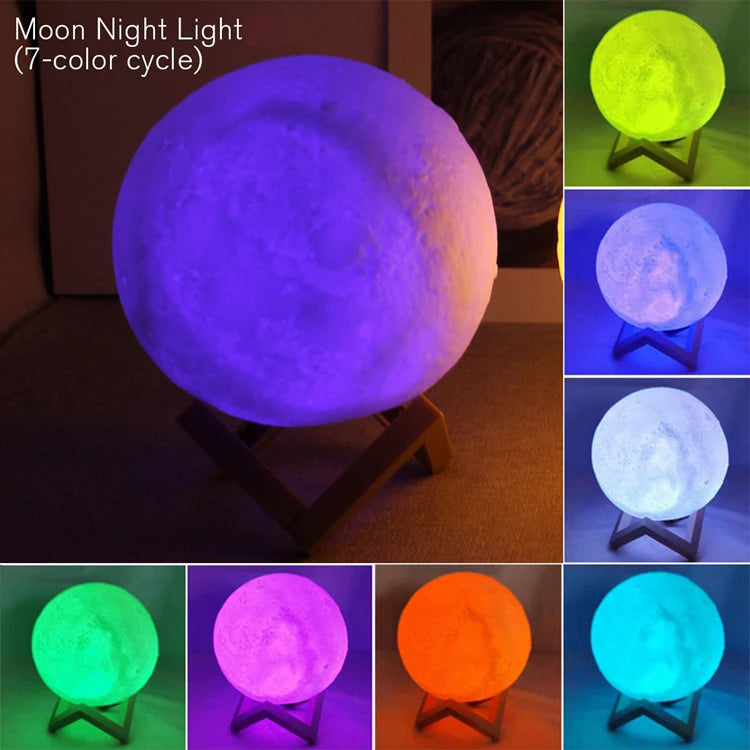 Book Light LED Moon Light Galaxy Light, Moon Night Light Decoration Indoor lighting